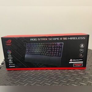 Asus ROG Strix Scope II 96 Wireless Gaming Keyboard With NX SNOW Switches New